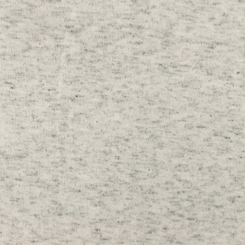 Faded White-Gray Slub Stretch Rayon Jersey Knit Fabric