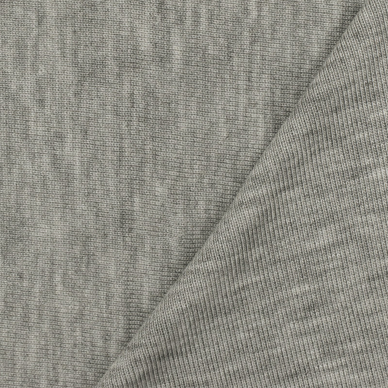 Heather Seasonal Gray Stretch Rayon Jersey Knit Fabric