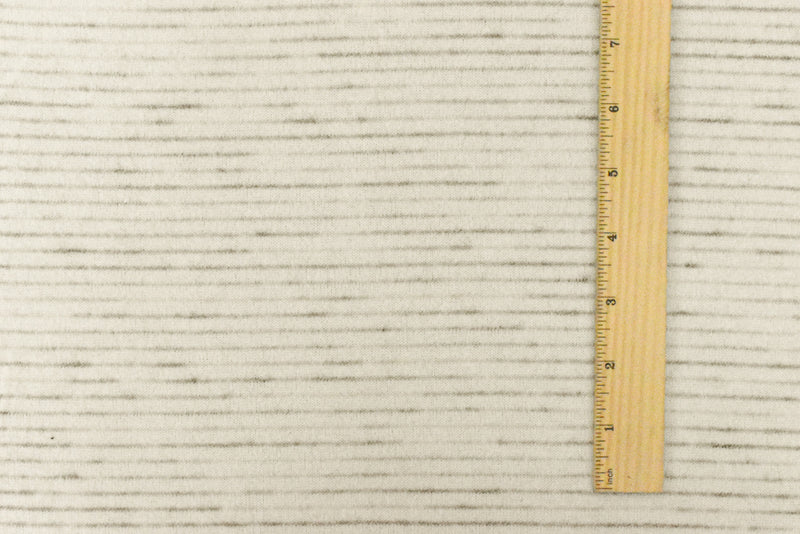 Light Beige-Gray-Multi Stripe Stretch Jersey Knit Fabric