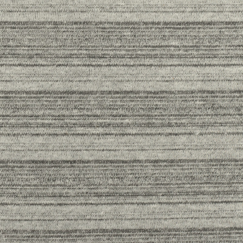 Vintage White-Gray Texture Stripe Stretch Jersey Knit Fabric