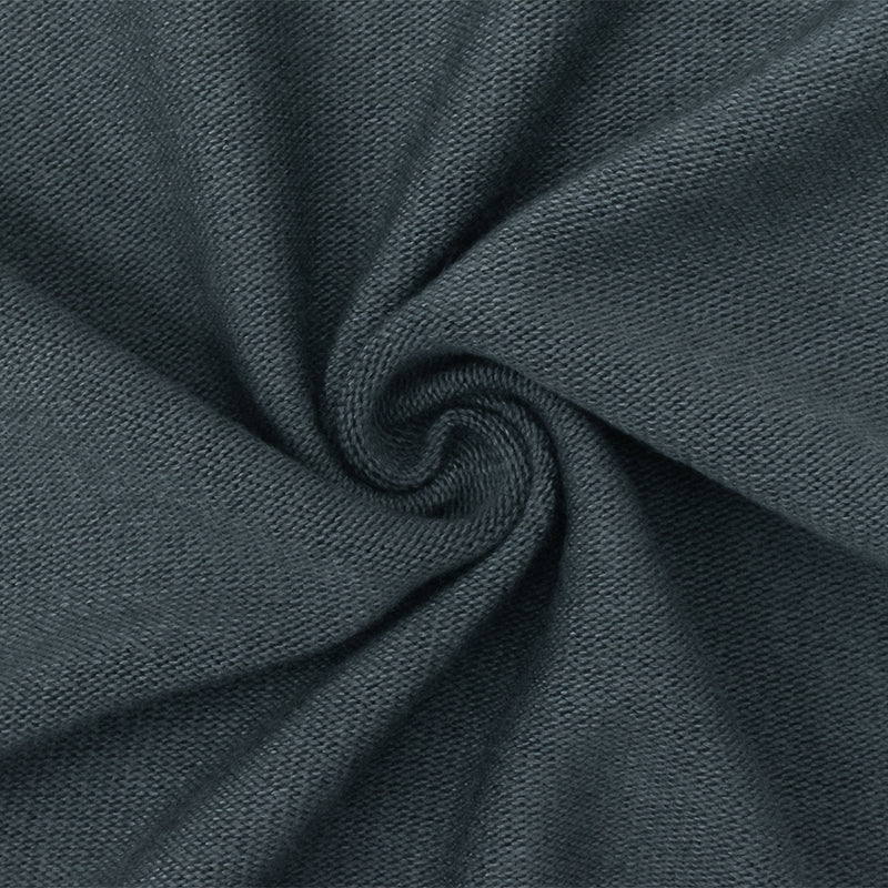 Cool Gray Solid Stretch Poly Blend Brushed Face Jersey Knit Fabric