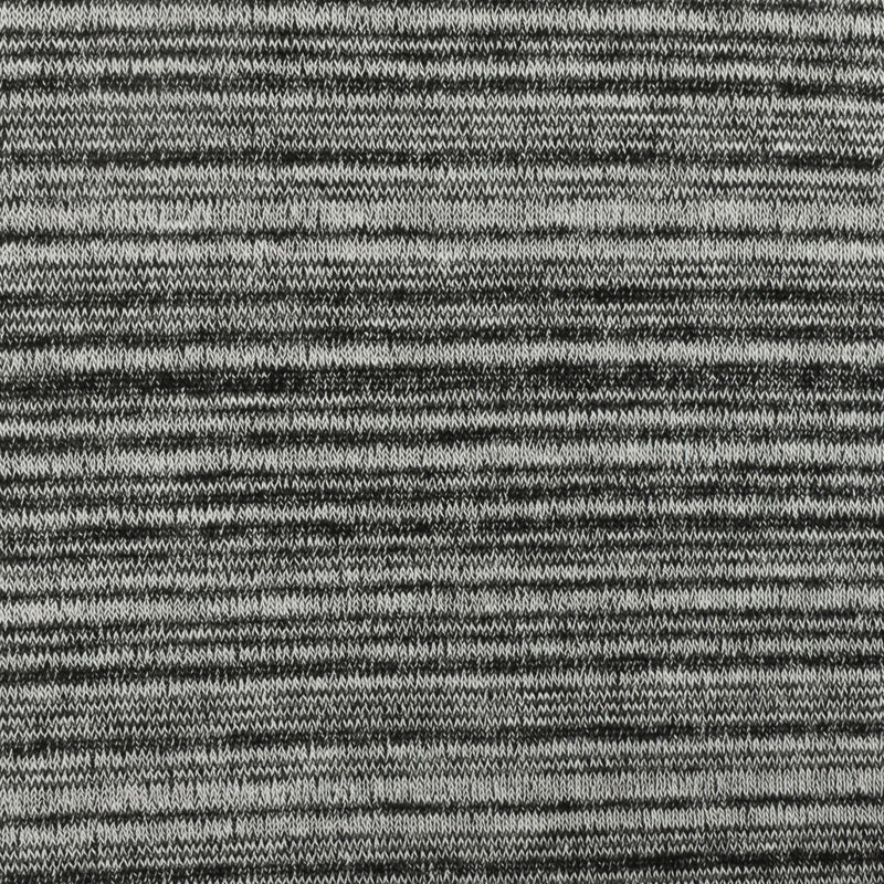 Old White-Black Stripe Stretch Jersey Knit Fabric