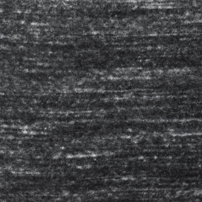 Black-Gray Slub Stretch Cotton Spandex Brushed Face Jersey Knit Fabric