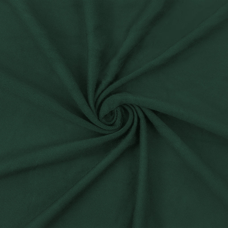 Green Rayon Stretch Spandex Solid Jersey Knit Fabric