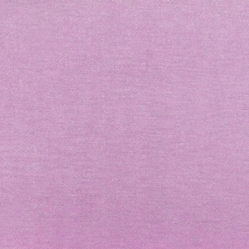 Romantic Purple-Silver Pearl Stretch Baby French Terry Knit Fabric