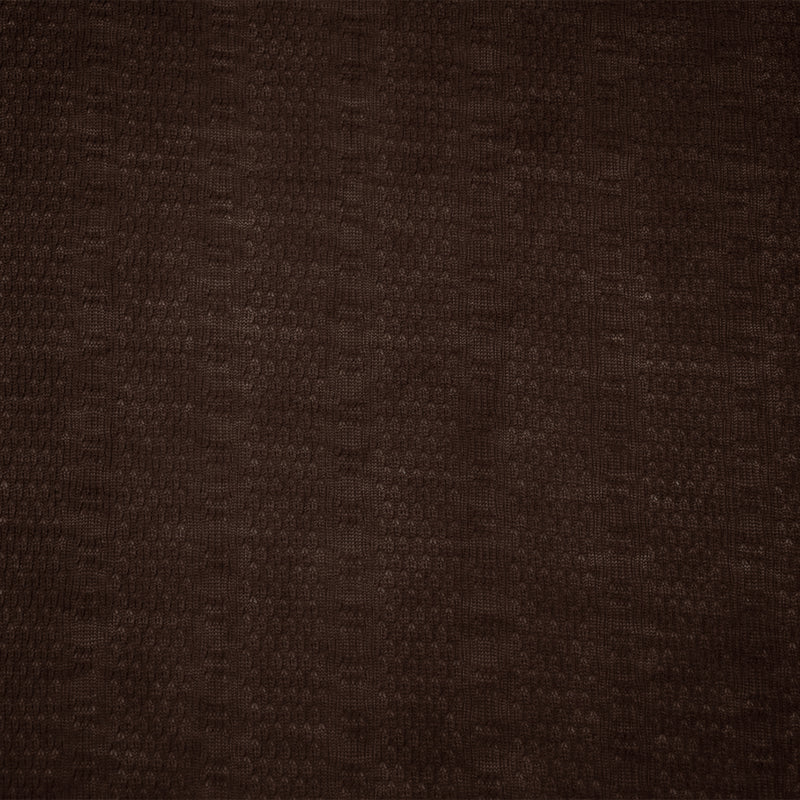Brown Poly Stretch Spandex Light Semi Sheer Pattern Stripe Texture Rib Knit