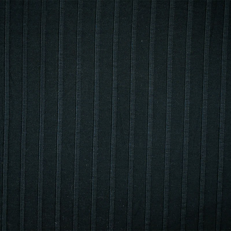 Black Rayon Stretch Spandex 18x6 Rib Knit Fabric