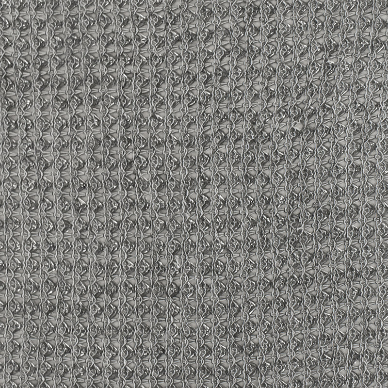 Dark Gray-Silver-White Texture Rayon Metallic Knit Fabric
