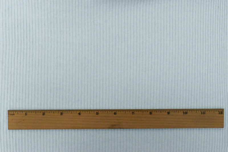 2 YD PC-Soft Blue Solid Stretch Brushed Rib Knit Fabric
