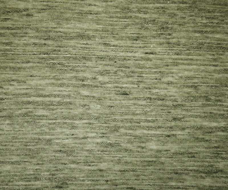 Green-Gray-Ivory Poly Blend Stretch Slub Jersey Knit Fabric