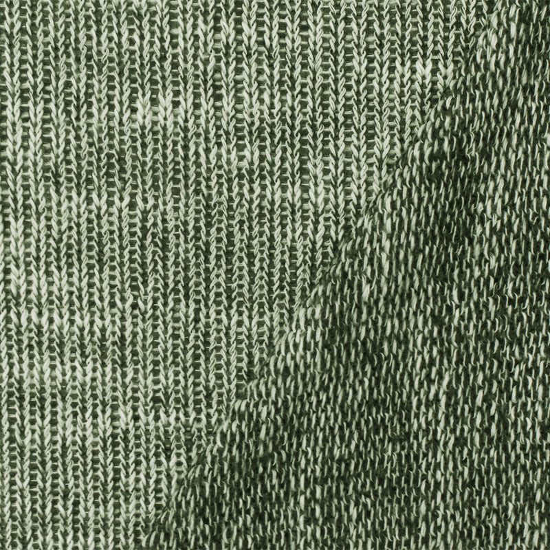 Mint Green-Black Texture Stretch Poly Spandex Jersey Knit Fabric