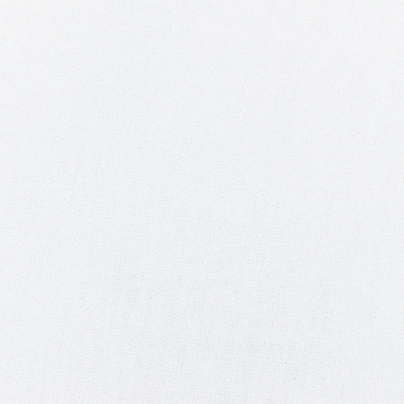 White Solid Stretch Poly Blend Brushed Face Jersey Knit Fabric
