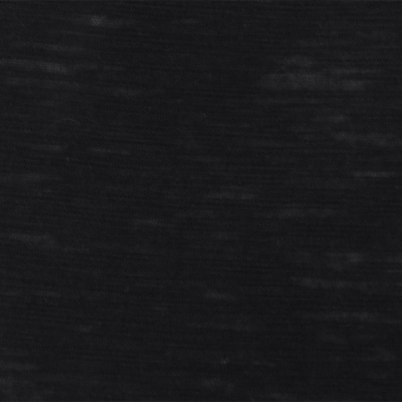4 1/2 YD PC-Super Black Slub Stretch Cotton Jersey Knit Fabric