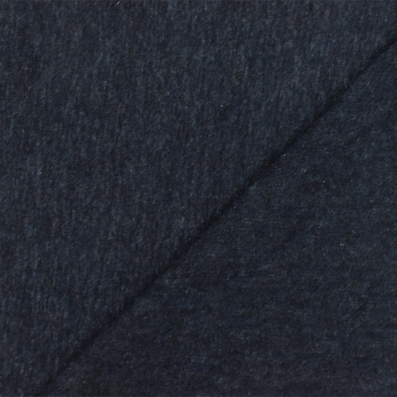 Heather Night Navy Stretch Jersey Knit Fabric