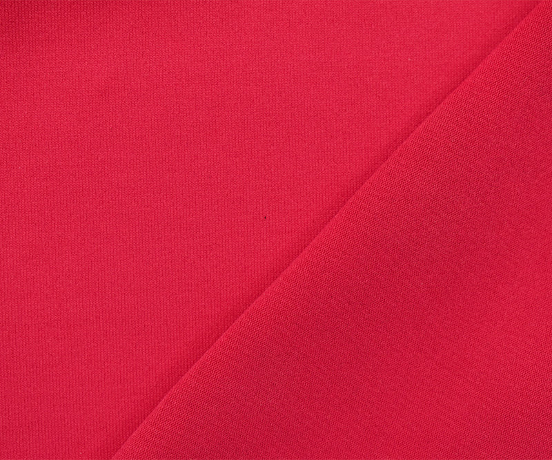 Red Nylon Stretch Spandex Solid Tricot Activewear Knit Fabric