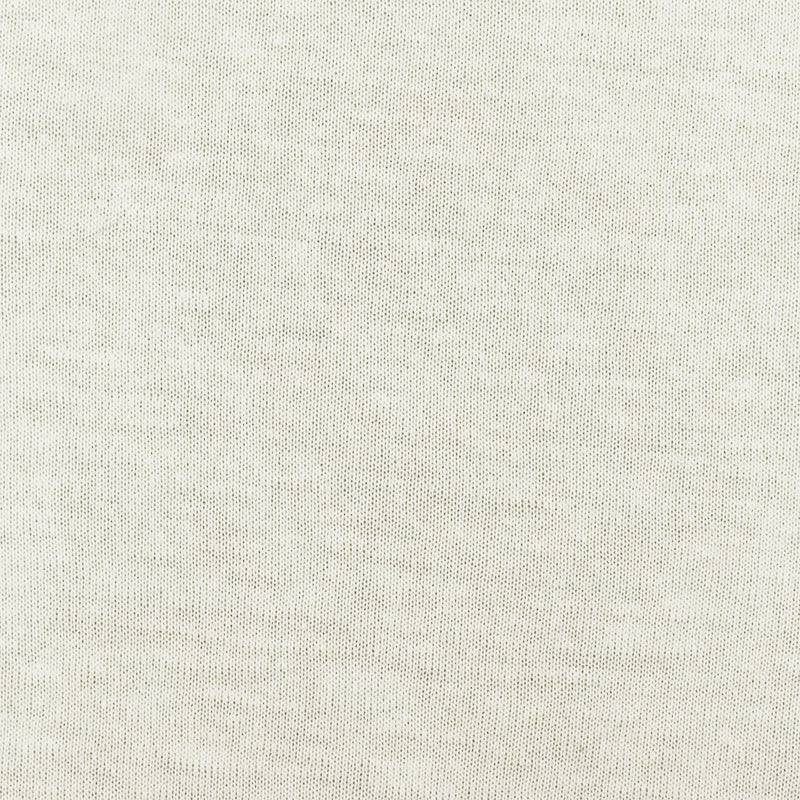 1 5/8 YD PC-Bone Ivory Solid Rayon Cotton Jersey Knit Fabric