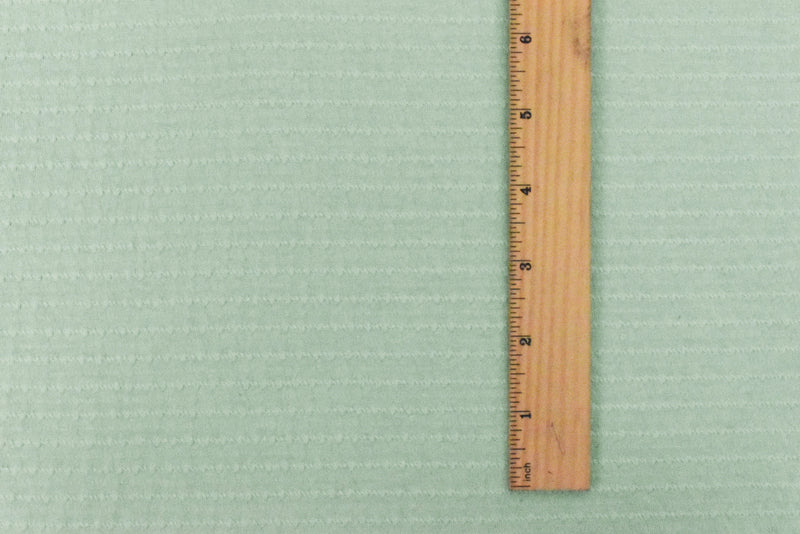 Fog Green Texture Stripe Stretch Jersey Knit Fabric