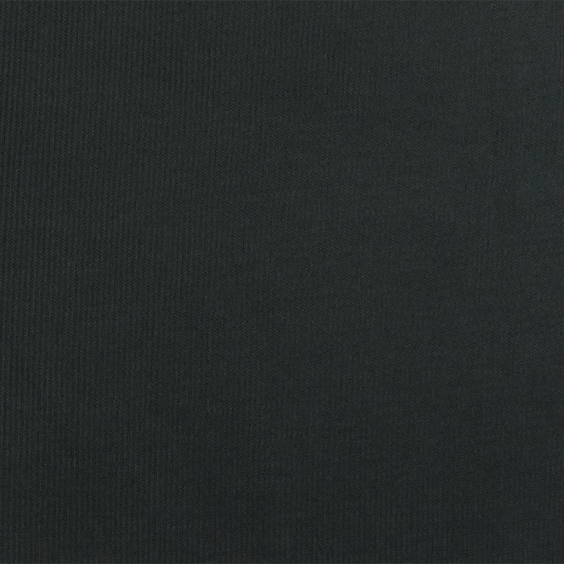 Gray Solid Stretch Spandex Poly Rayon Rib Knit Fabric