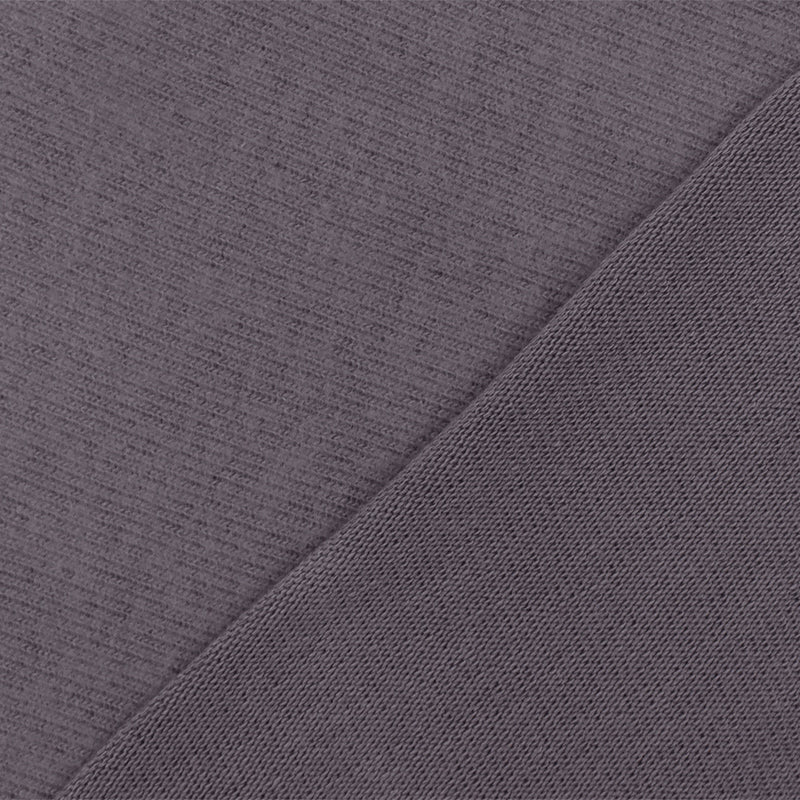 2 YD PC-Smoke Mauve Solid Stretch Brushed Jersey Knit Fabric