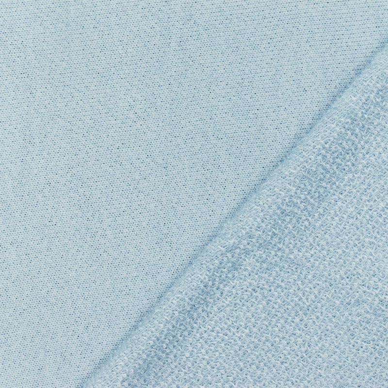 3 YD PC-Soft Cloud Blue Solid Stretch French Terry Knit Fabric