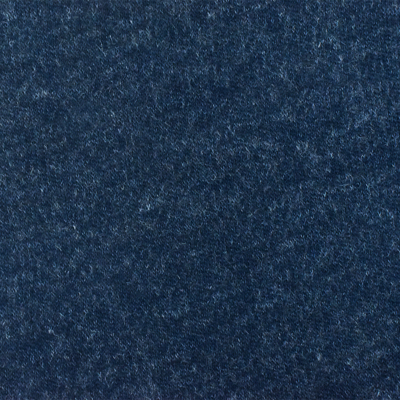 Blue-Gray Texture Stretch Poly Spandex 1x1 Rib Knit Fabric