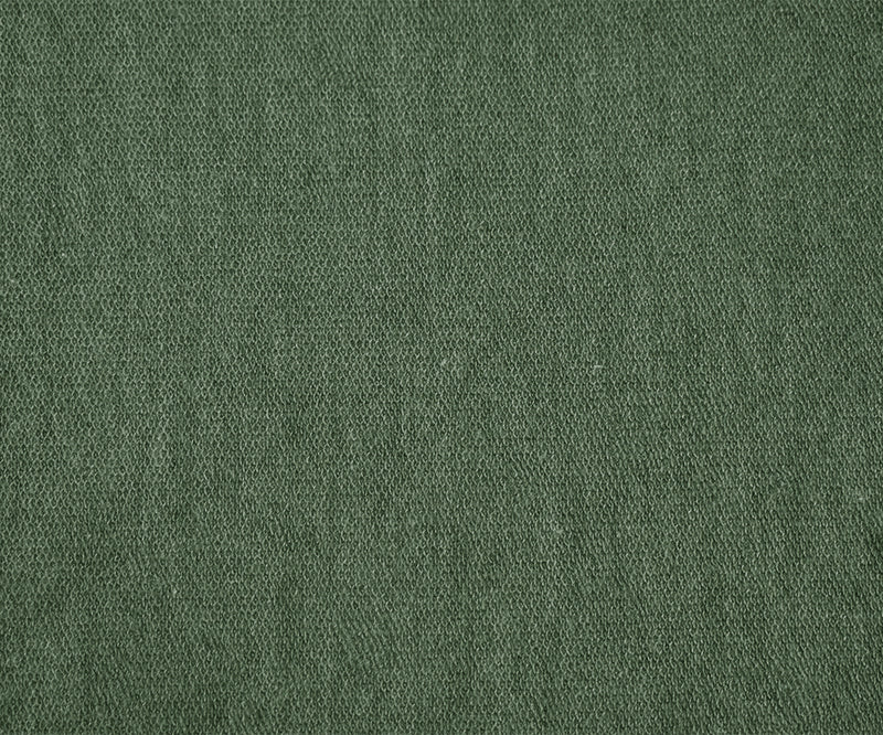 Green Poly Stretch Spandex Baby French Terry Knit Fabric