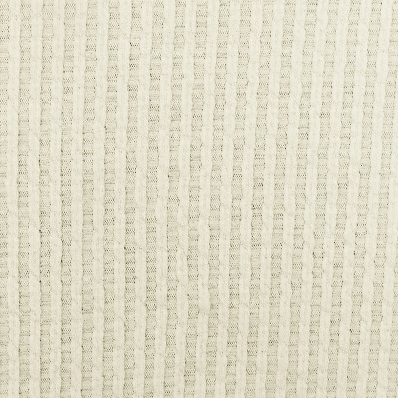 1 5/8 YD PC-Icing Ivory Stripe Stretch Sweater Knit Fabric
