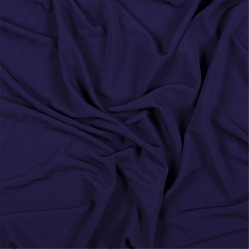 Runway Silks Purple Matte Jersey Fabric - Reorderable