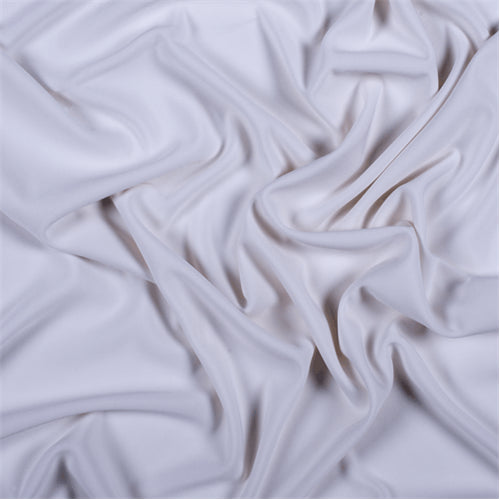 Runway Silks White Matte Jersey Fabric - Reorderable