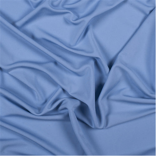 Runway Silks Light Blue Matte Jersey Fabric - Reorderable