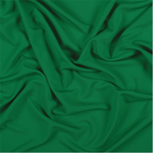 Runway Silks Green Matte Jersey Fabric - Reorderable