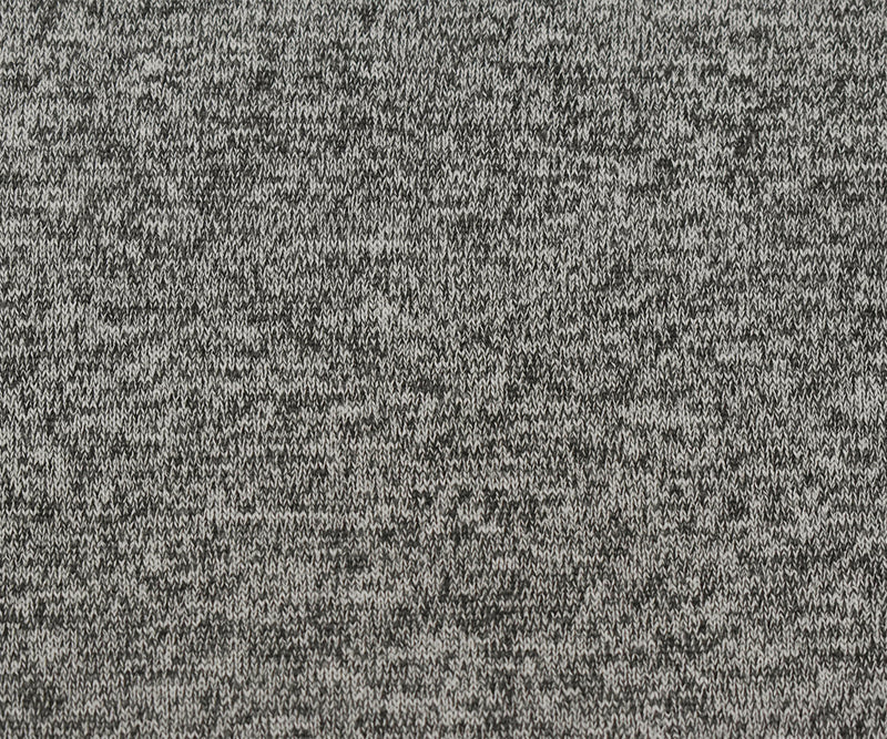 Heather Black-White Rayon Stretch Spandex Texture Hacci Jersey Knit Fabric