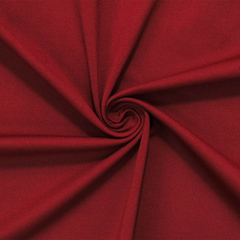 Red Nylon Stretch Spandex Solid Tricot Activewear Knit Fabric