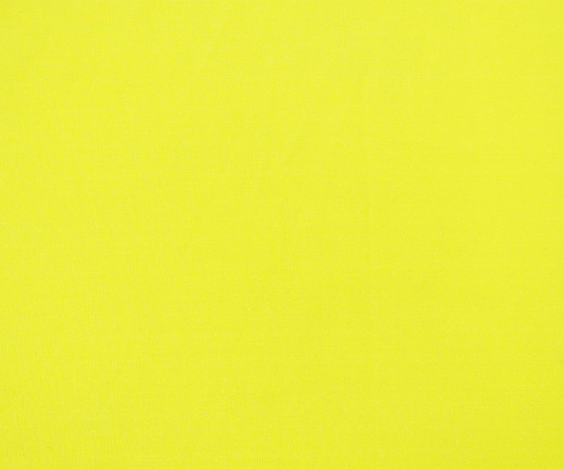 Yellow Poly Stretch Spandex Solid Activewear Knit Fabric