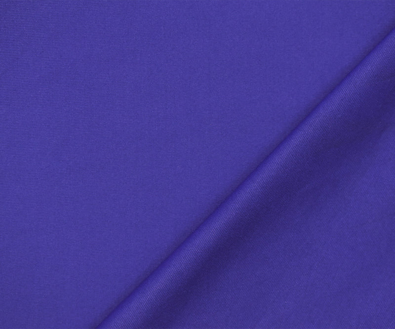 Blue Nylon Stretch Spandex Solid Tricot Activewear Knit