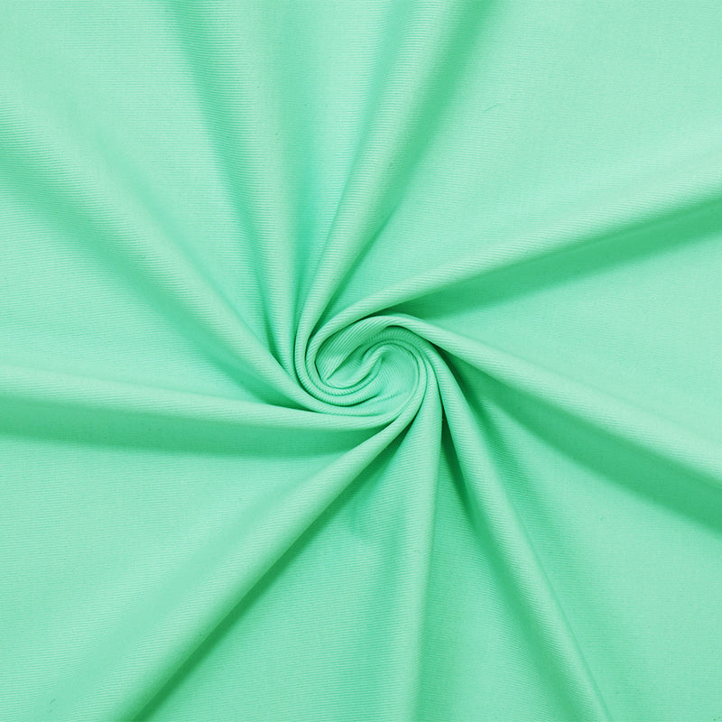 Mint Green Nylon Stretch Spandex Solid Tricot Activewear Knit Fabric
