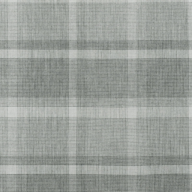 1 1/4 YD PC-Black-Gray-White Famous Maker Cotton Plaid Shirting Woven Fabric
