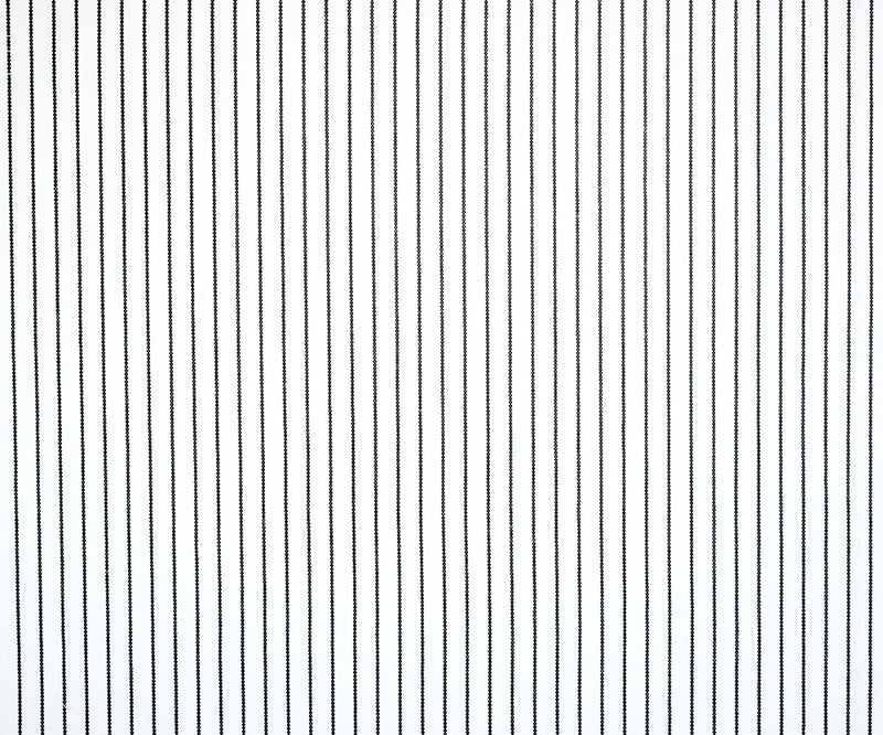 Black-White Stripe Poly Cotton Poplin Woven Fabric
