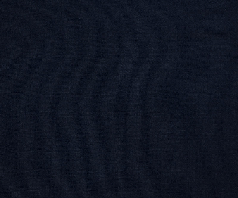 Deep Navy Blue Rayon Famous Maker Solid Lawn Woven Fabric