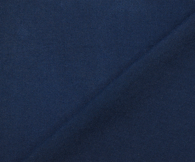 Deep Blue Rayon Solid Lawn Woven Fabric