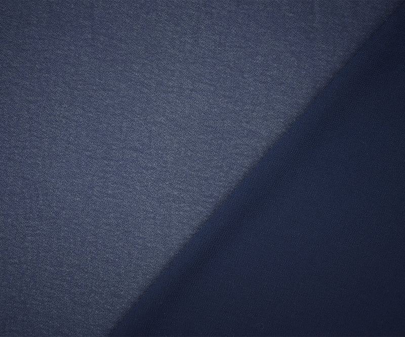 Deep Blue Poly Chiffon Woven Fabric