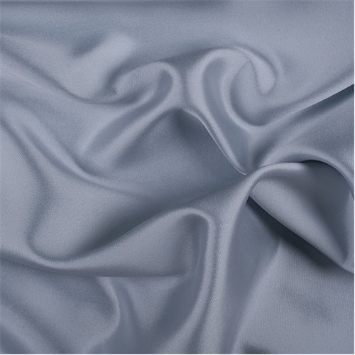 Runway Silks Sky Blue Silk/Wool Gab Fabric - Reorderable