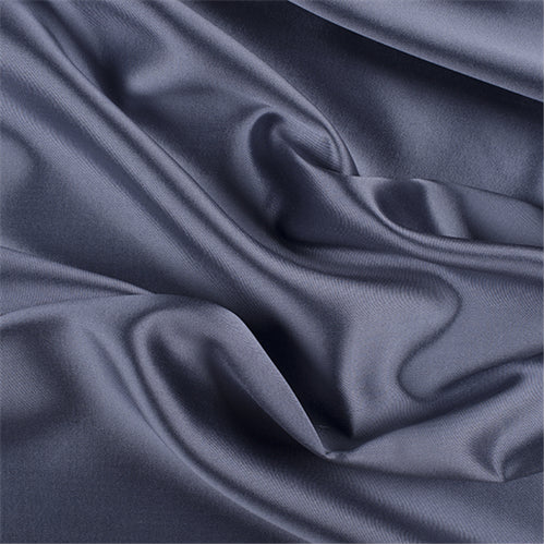 Runway Silks Lavender/Black Silk/Wool Gab Fabric - Reorderable