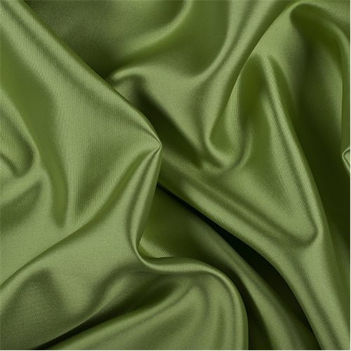 Runway Silks Lime Silk/Wool Gab Fabric - Reorderable