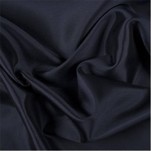 2 YD PC-Runway Silks Midnight/Black Silk/Wool Gab Fabric - Reorderable