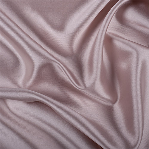 Runway Silks Pale Pink Silk/Wool Gab Fabric - Reorderable