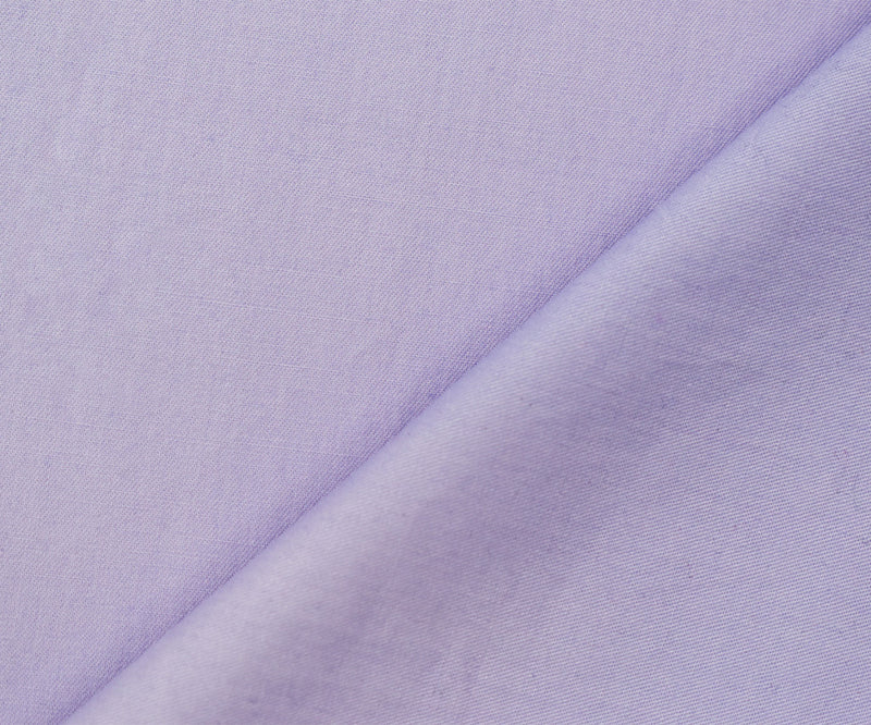 Lavender Purple Cotton Solid Twill Woven Shirting Fabric