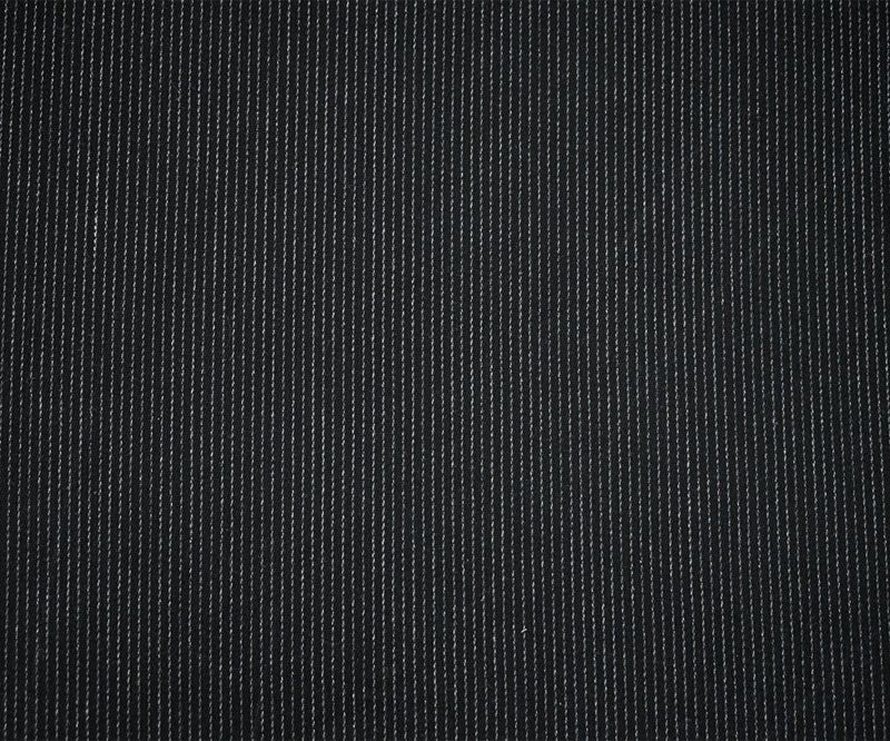 Black-Gray 7 oz. Cotton Stretch Spandex Striped Twill Denim Woven Fabric