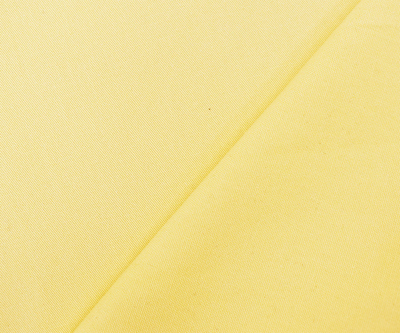 Light Yellow Cotton Stretch Spandex Chino Twill Woven Fabric