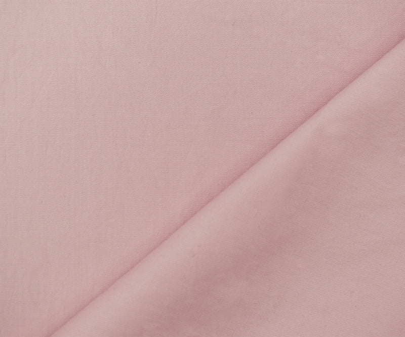 Pink Cotton Solid Twill Woven Shirting Fabric